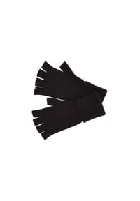 SEEBERGER - Fingerhandschuhe, Rippbündchen, für Damen - 10 BLACK