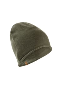 camel active - Beanie aus reiner Baumwolle - Graugrün