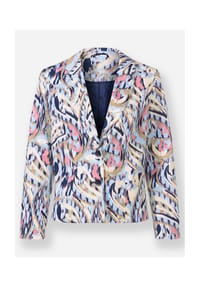 heine - Blazer - marine-sesam-bedruckt