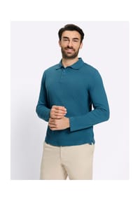 Witt - Langarm-Poloshirt - dunkelblau