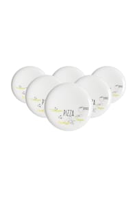 Ritzenhoff & Breker Pizzateller Alberto ø 32 cm 6er Set weiß-bunt - ALBERTO - weiß-bunt