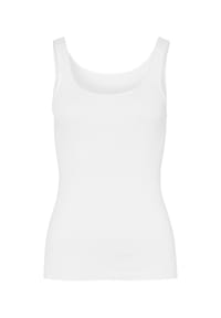 HANRO - Unterhemd / Tanktop Cotton Seamless - Schwarz