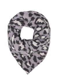 Seasons of April - Leo Dreieck Schal MONA LEO DREIECK Weicher, kuscheliger Dreiecksschal mit Leo-Muster aus 100% Viskose - Beige