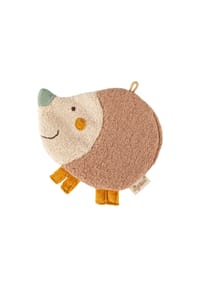 sigikid® - Knistertuch Igel sigibaby ,  für Babys und Kleinkinder - cremeweiß/braun