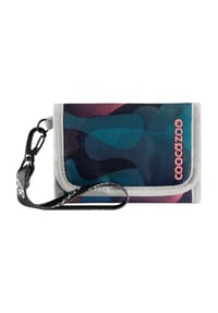 coocazoo - ZUBEHÖR Geldbörse "Cloudy Peach", Trageband, Länge 12 cm, für Kinder - camouflage blaugrün