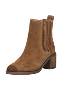 CLARKS® - Veloursleder/Textil Stiefelette - Hellbraun