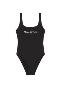 Marc O'Polo - Badeanzug "Square Neck", breite Träger, für Damen - Q990 BLACK
