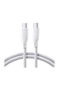 COFI - Joyroom Multi-Color Series S-A34 USB-C/USB-C PD 60 W Kabel 1 m – Weiß - Weiß 100 x 0,5 x 0,5 cm