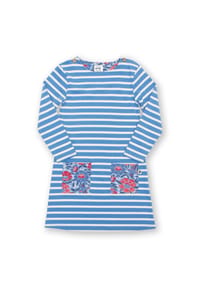 KITE - Kinder Durdle Door Kleid Bio-Baumwolle - blau