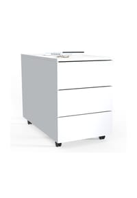 VCM. - Rollcontainer | Beistellcontainer mit Schubladen |Maße ca. H. 55 x B. 39 x T. 70 cm | Bürocontainer - Dalosa 3 Schubladen - Anthrazit