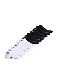 Champion® - Unisex Socken, 12er Pack - Quarter Socken, Basic, Logo - Blau/Weiß/Grau