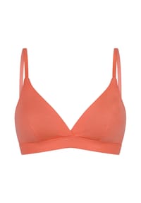 SCHIESSER - Bügelloser BH Pure Rib 1er-Pack - grau-mel.