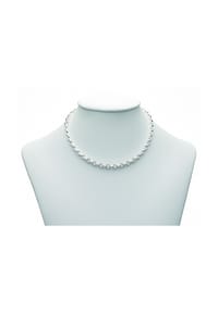 Adelia's - Damen Silber Schmuck 925 Silber Anker Halskette 50 cm Ø 4,7 mm - silber