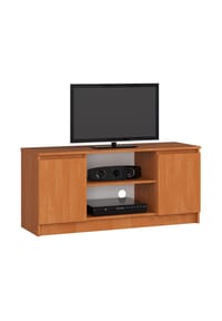 Akord - TV-Lowboard K120 mit 2 Türen und 6 Einlegeböden - artisan-eiche