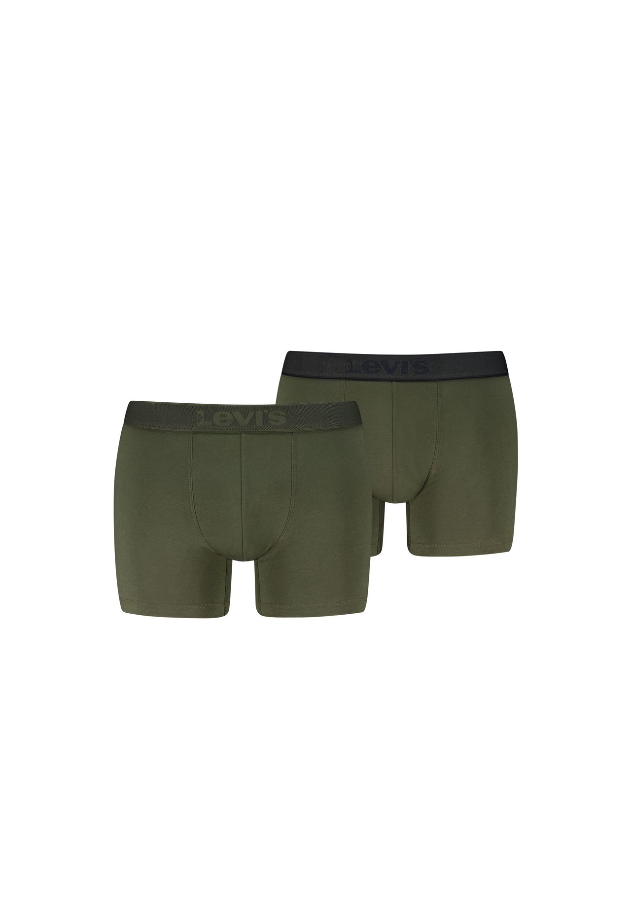 Levis Herren 2P Men Twill Boxer Brief Khaki Baumwolle Large - Bild 4