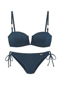 Buffalo - Bandeau-Bikini Rita, schmale Träger, für Damen - 24855 RUSTRED