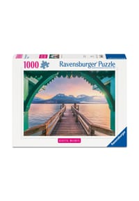 Ravensburger - Puzzle Romantischer Steg am Lac d'Annecy, 1000 Teile - 