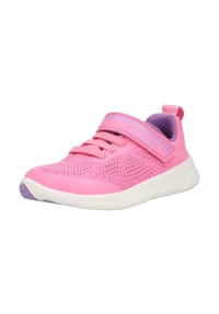 GEOX - Lederimitat/Textil Sneaker - Pink/Violett