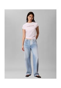 Calvin Klein Jeans - T-Shirt, Baumwolle, für Damen - 3FS PINK