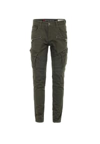 CIPO & BAXX® - Jeans im angesagten Biker-Stil, CD-424 - khaki
