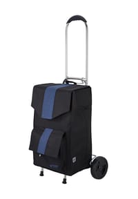 Andersen® - Vario-Einkaufsbegleiter "Föhr", klappbarer Griff - BLAU/JEANSBLAU
