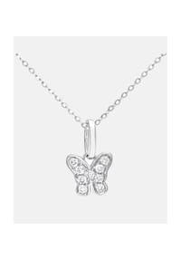 Diamant L'eternel - Kette mit Anhänger, mit 0.1 ct Diamant, 375 Weißgold - white gold