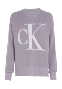 Calvin Klein Jeans Pullover, Ripp-Struktur, Langarm, für Damen Bild 1
