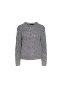 PIECES - Pullover - Medium Grey Melange