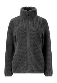 WHISTLER - Fleecejacke Matra mit stilvollem Muster und kuscheligem Tragegefühl - 1051 Asphalt