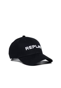 REPLAY Cap Unisex - Baseball Cap, Logo, Baumwolle, einfarbig Bild 1