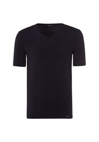 HANRO - V-Shirt Natural Function - black clay