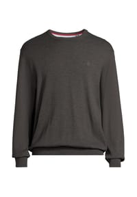 GALERIA - Pullover, Baumwolle, Rundhals-Ausschnitt, für Herren - B85 ANTHRA MEL