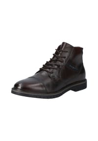 bugatti - Schnürstiefel, Leder, für Herren - 6400  MID-BROWN