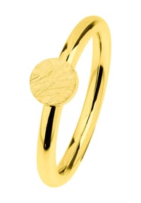 ERNSTES DESIGN - Damen Ring, Edelstahl - GOLD