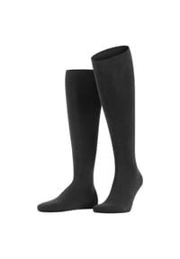 FALKE - Family Kniestrümpfe, Rippbündchen, weich, für Herren - 3000 BLACK