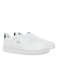 LACOSTE - Sneaker, Leder, Belüftungslöcher, für Herren - WHT/DK GRN - 1R5 WEISS