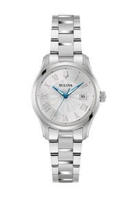 BULOVA - WILTON Damenuhr - BLAU/SILBER