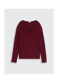 TOM TAILOR - Pullover, Rollkante, für Damen - 10342 PREPPY PLUM