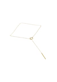 LES REINES - The Serenity – Minimalistische Halskette, 24K vergoldet - Gold