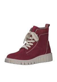 Tamaris - Schnür-Stiefeletten für Damen - Dunkelrot