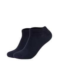 JOOP! - Unisex Sneakersocken, 2er Pack - Premium Essential Organic Cotton Sneaker, Logo, einfarbig - Anthrazit meliert