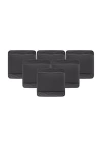 Villeroy & Boch Speiseteller quadratisch Manufacture Rock 28 x 28 cm 6er Set schwarz - MANUFACTURE ROCK - schwarz