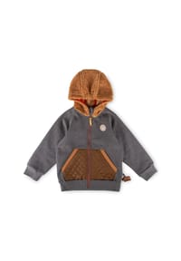 sigikid® - Sweatjacke Winterbär ,  für Kinder - grau