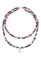 KUZZOÍ Halskette Glas Beads Layer Bunt Süßwasserzuchtperlen 925 Silber Bild 3