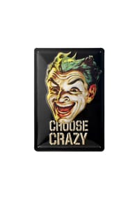 LOGOSHIRT® - Tin Plate Joker Choose Crazy - farbig
