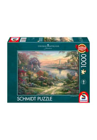 Schmidt - Bilderpuzzle "Hafen in Neuengland", 1000 Teile - 