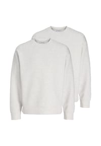 JACK & JONES - Sweatshirt 2er Pack Barron - Beige / schwarz