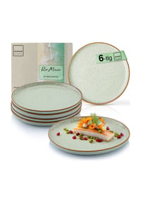 SÄNGER Steingut Geschirrserie Rio Minze - Rio Minze - Grün - Kaffeebecher Set Rio Minze 6 teilig