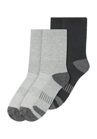 JAN VANDERSTORM - 2er Pack Socken JALLU - grau