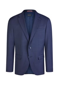 HECHTER PARIS - Sakko Feiner strukturierter Stretch-Stoff aus Schurwoll-Mix - anthracite